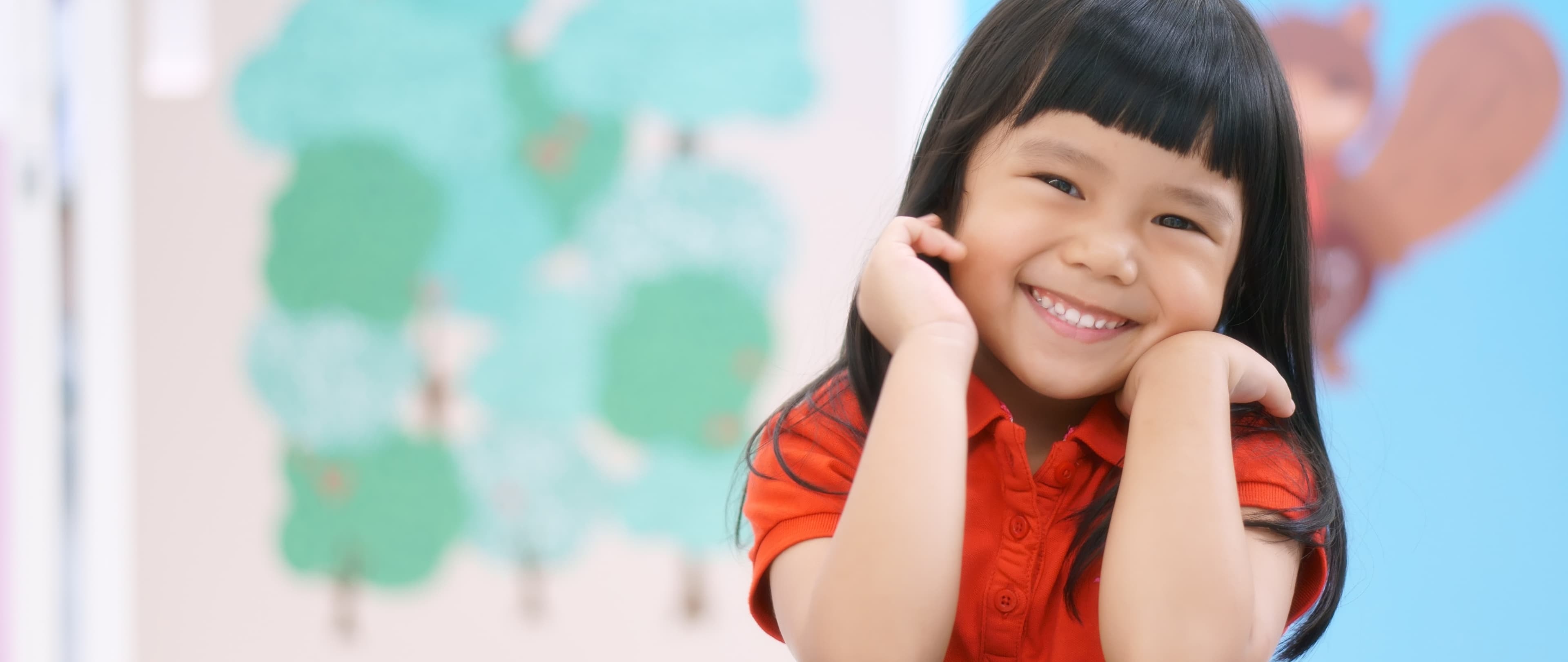 Young, smiling girl