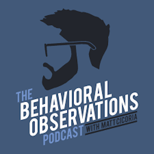 Logo of The Behavioral Observations podcast with Matt Cicoria