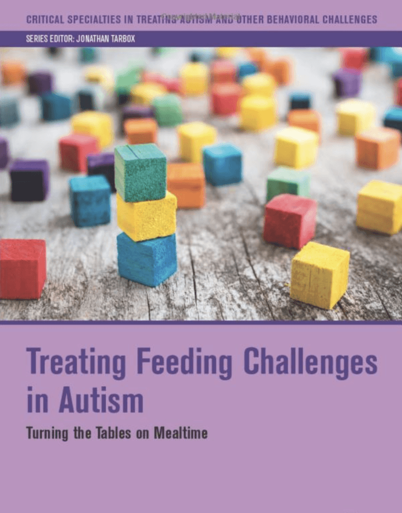 A photo of the cover of Treating Feeding Challenges in Autism