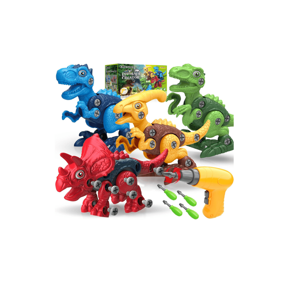 Dinosaur Take Apart Toys with Electric Drill
