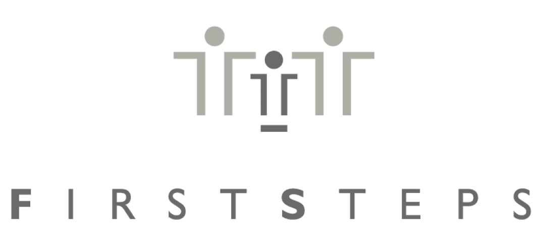First steps logo banner
