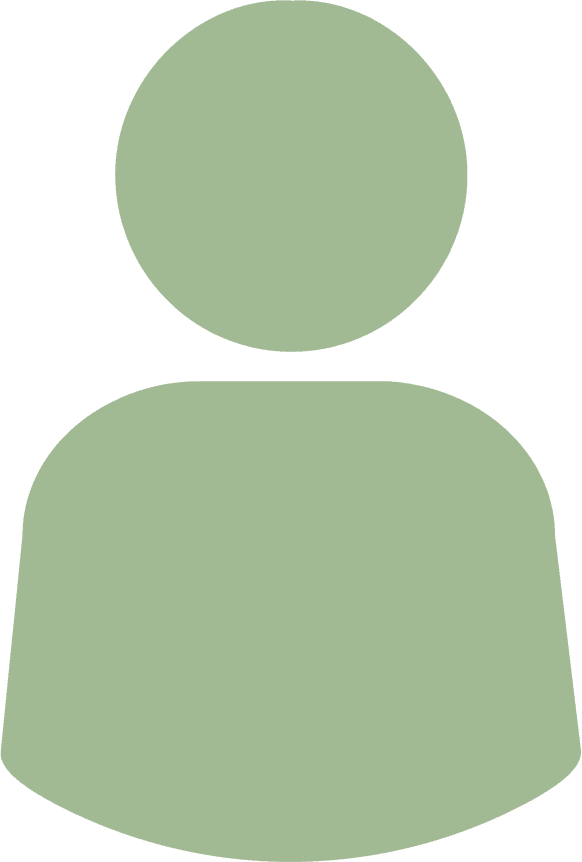 Sage green silhouette of a person, representing the Lead Instructor.