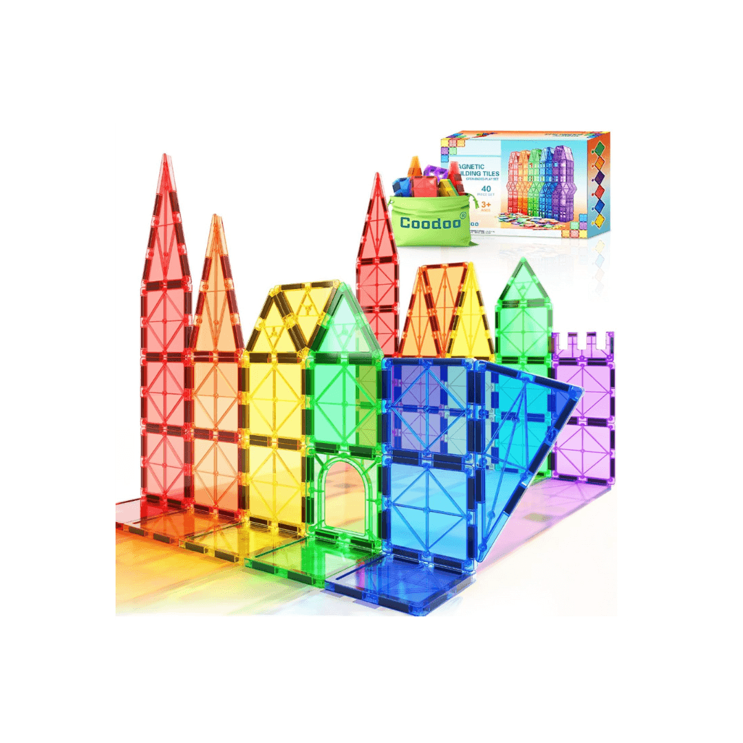 Magnetic Building Tiles for Kids