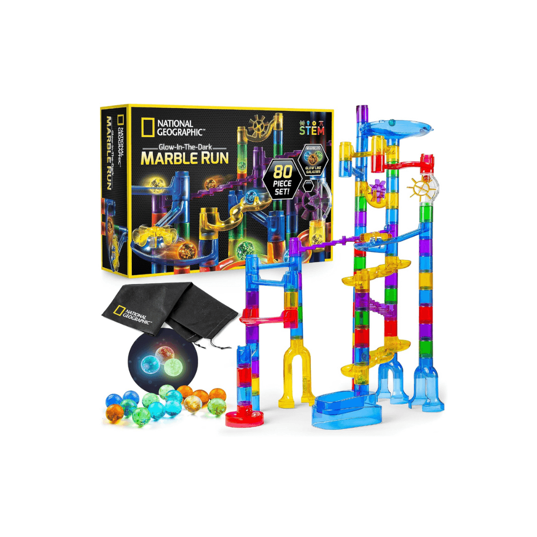 NATIONAL GEOGRAPHIC Glowing Marble Run Construction Set
