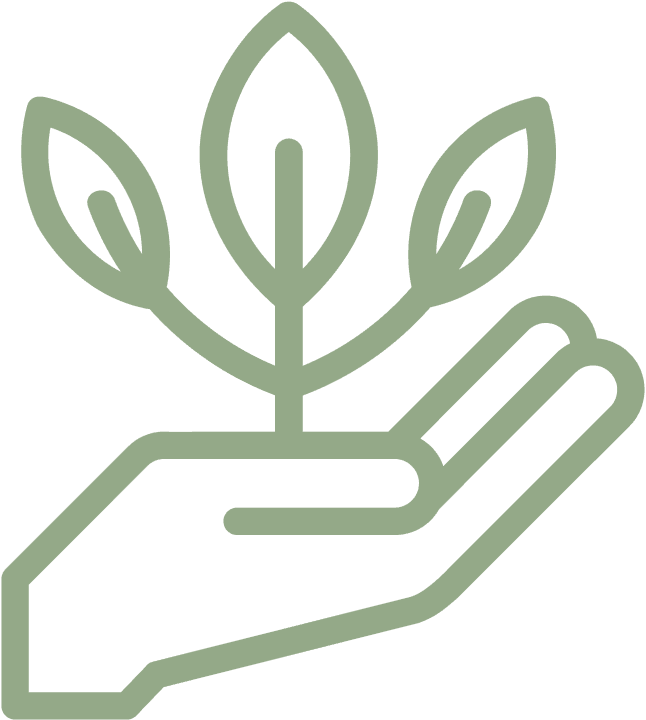 An icon of a hand