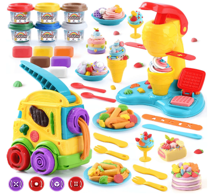 PLAY 2 in 1 Color Dough Kitchen Creations Set